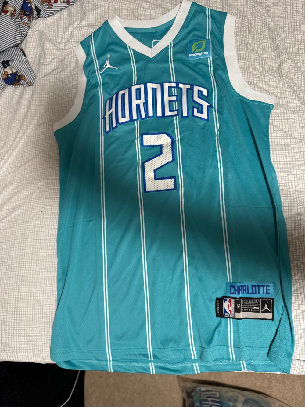 Lamelo Ball Charlotte Hornets #2 Jersey Mens Size 50 L